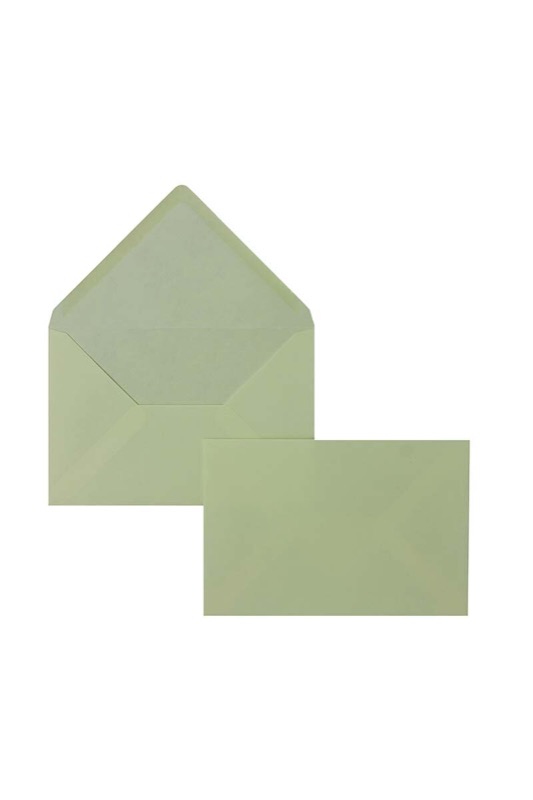 enveloppes colorées crème 120 x 180 mm | 120 g/m² velin | sans fenêtre | fermeture gommée | rabat pointu | 100 pièces