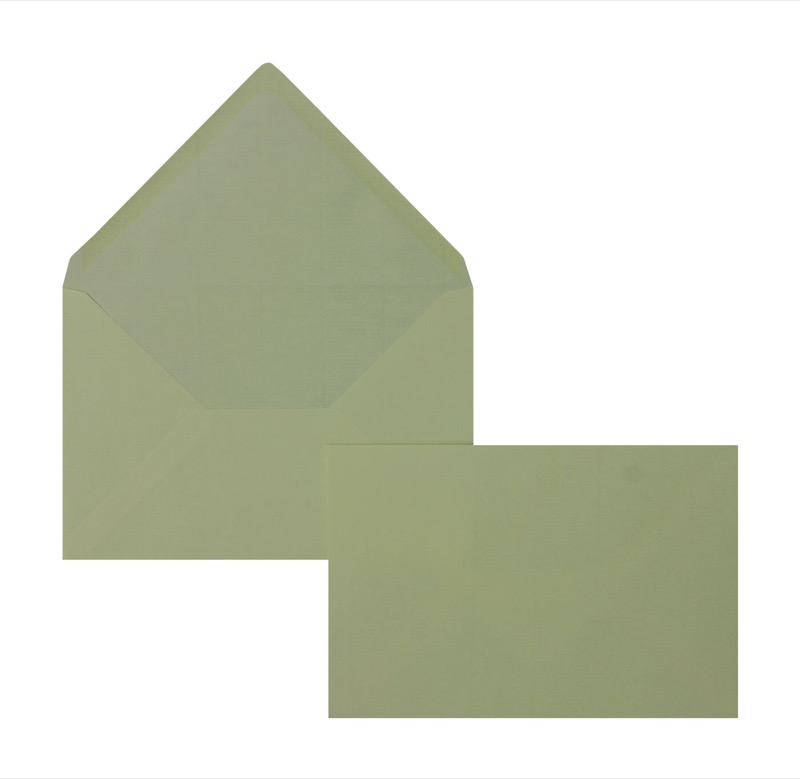 enveloppes colorées crème (blanc crème) 120 x 180 mm | 100 g/m² côtelé | sans fenêtre | fermeture gommée | rabat pointu | 100 pièces