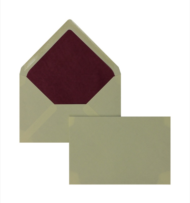 enveloppes colorées crème (blanc crème) 120 x 180 mm | 100 g/m² côtelé | sans fenêtre | fermeture gommée | rabat pointu | 100 pièces
