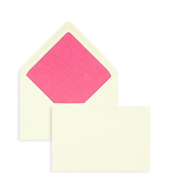 enveloppes colorées crème (blanc crème) 120 x 180 mm | 100 g/m² côtelé | sans fenêtre | fermeture gommée | rabat pointu | 100 pièces
