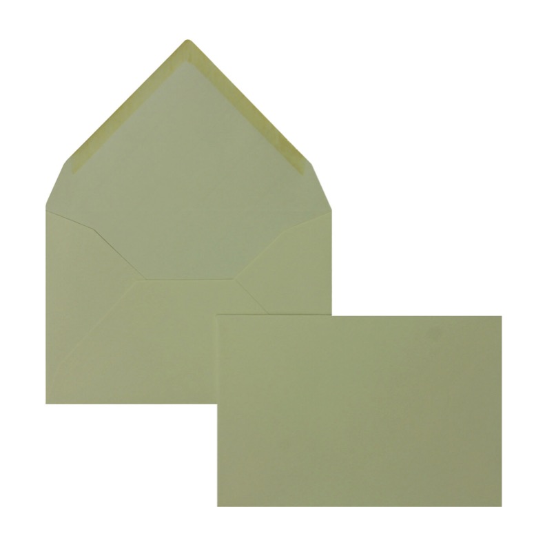 enveloppes colorées crème (blanc crème) 120 x 180 mm | 135 g/m² côtelé | sans fenêtre | fermeture gommée | rabat pointu | 100 pièces