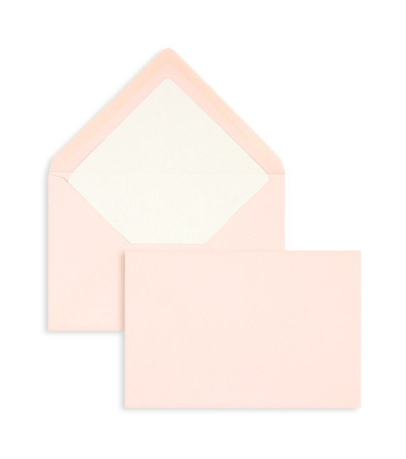 enveloppes colorées rose 120 x 180 mm | 100 g/m² côtelé | sans fenêtre | fermeture gommée | rabat pointu | 100 pièces