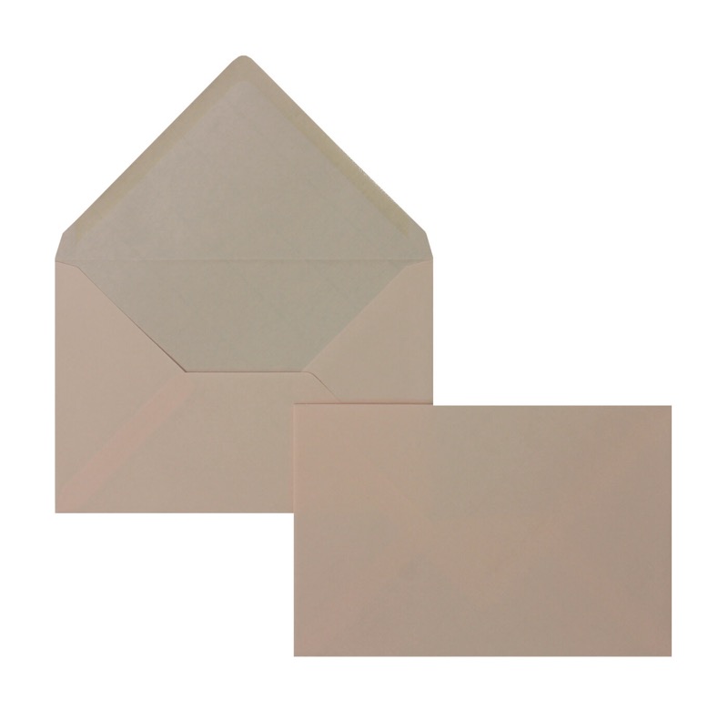 enveloppes colorées rose 120 x 180 mm | 100 g/m² côtelé | sans fenêtre | fermeture gommée | rabat pointu | 100 pièces