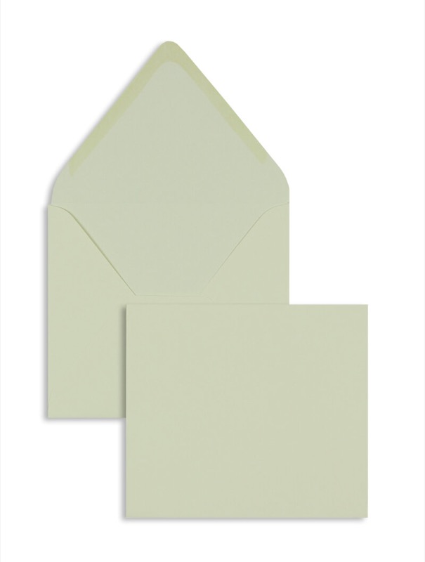 enveloppes colorées crème (champagne) 125 x 140 mm | 120 g/m² offset | sans fenêtre | fermeture gommée | rabat pointu | 100 pièces