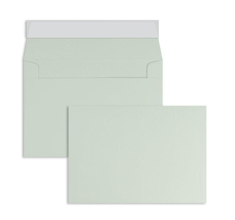 enveloppes colorées gris (flanelle) 126 x 181 mm | 120 g/m² offset | sans fenêtre | fermeture adhésive | rabat droit | 100 pièces
