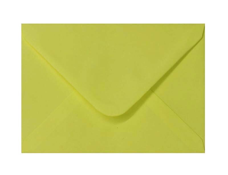 Enveloppes Jaune (Jaune pastel) 133 x 184 mm