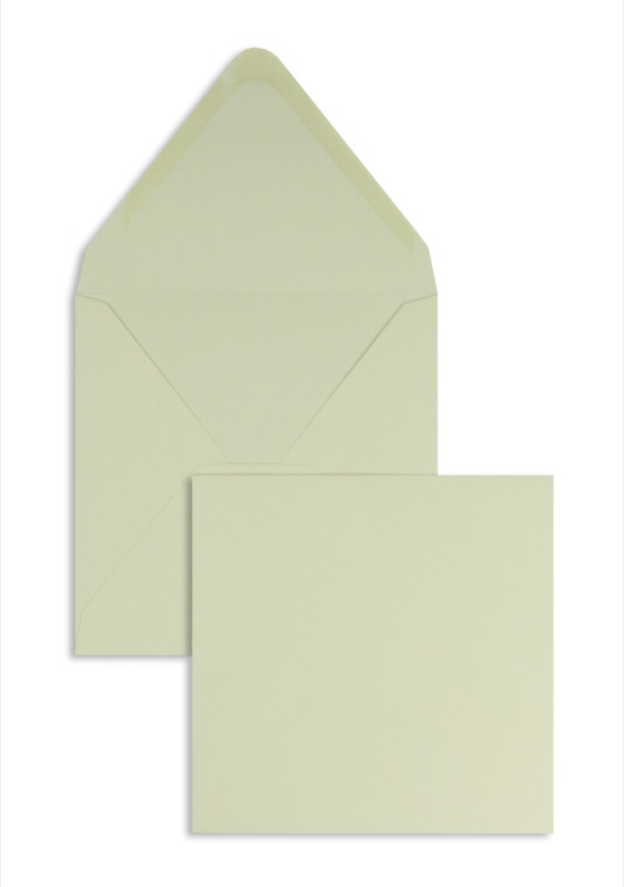 enveloppes colorées crème (champagne) 140 x 140 mm | 120 g/m² offset | sans fenêtre | fermeture gommée | rabat pointu | 100 pièces
