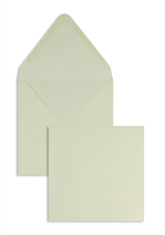 enveloppes colorées crème (éclairage aux bougies) 140 x 140 mm | 120 g/m² offset | sans fenêtre | fermeture gommée | rabat pointu | 100 pièces