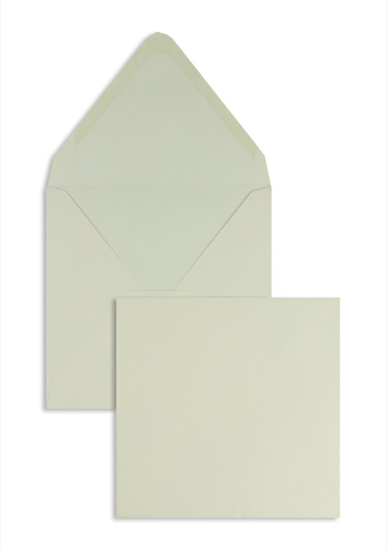 enveloppes colorées crème (perle glamoureuse) 140 x 140 mm | 120 g/m² brillant | sans fenêtre | fermeture gommée | rabat pointu | 100 pièces