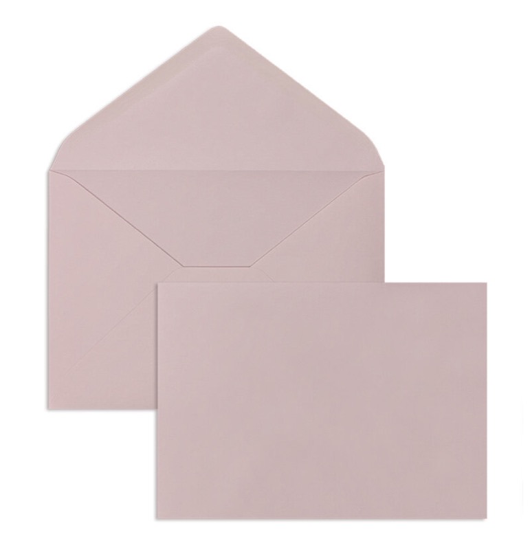 enveloppes colorées rose (rose clair) 156 x 220 mm (din c5) | 120 g/qm offset | sans fenêtre | fermeture gommée | rabat pointu | 100 pièces