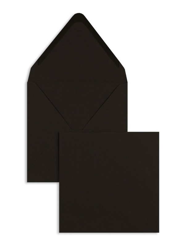 enveloppes colorées marron (mocassin marron royal) 160 x 160 mm | 135 g/m² soyeux lisse | sans fenêtre | fermeture gommée | rabat pointu | 100 pièces