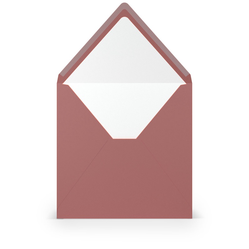 enveloppes colorées rose (hortensia) 164 x 164 mm | 100 g/qm côtelé (paperado) | sans fenêtre | fermeture gommée | rabat pointu | 100 pièces