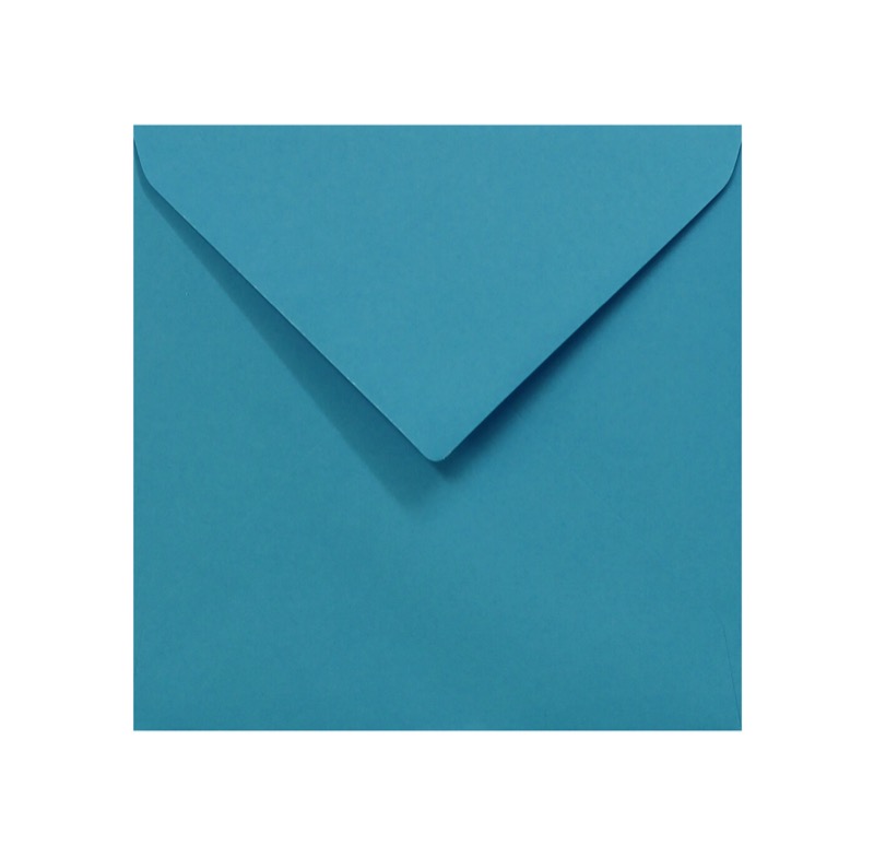 Enveloppes Bleu (Bleu arctique) 165 x 165 mm