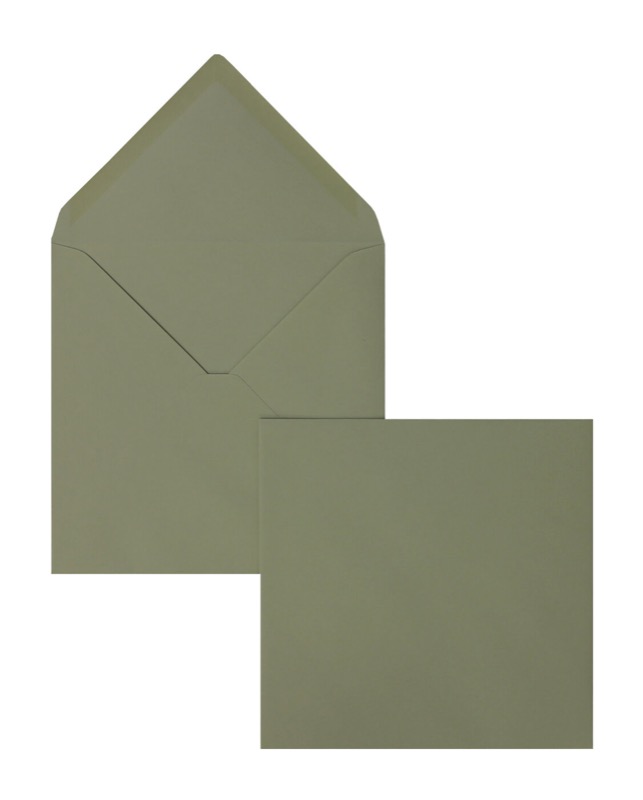 enveloppes colorées gris (gris clair) 165 x 165 mm | 120 g/m² velin | sans fenêtre | fermeture gommée | rabat pointu | 100 pièces