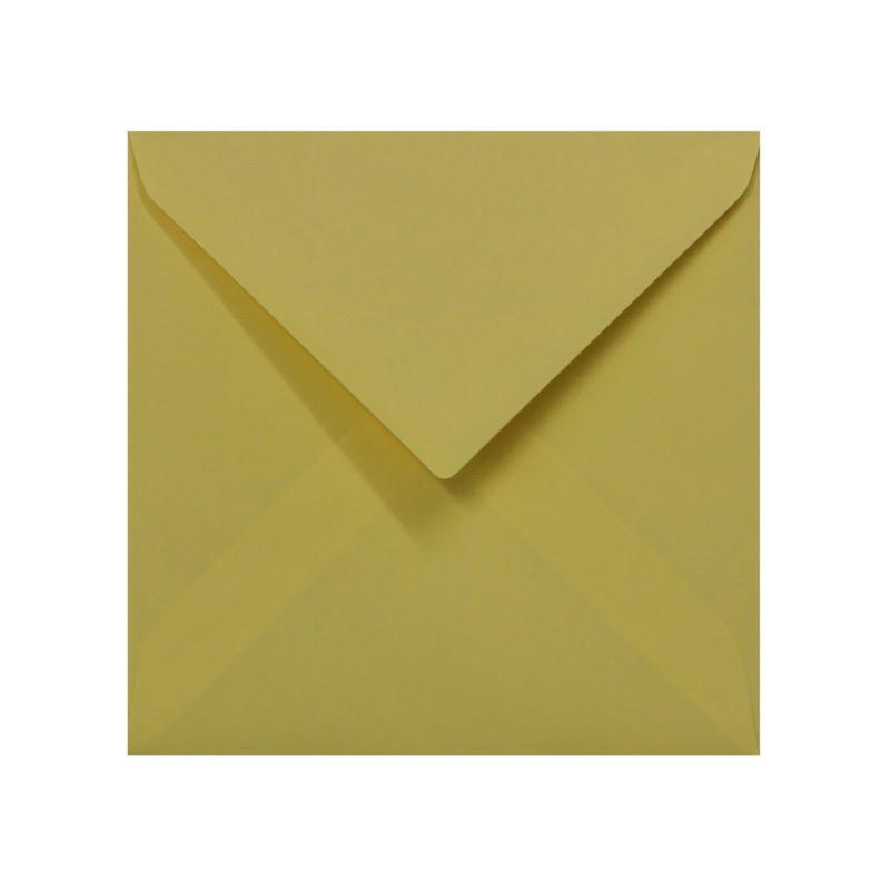 Enveloppes Jaune (Jaune pastel) 165 x 165 mm