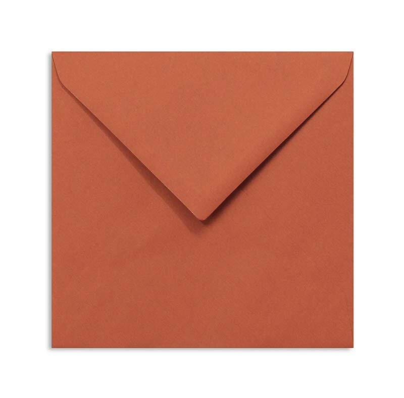 Enveloppes Marron (Terre cuite) 165 x 165 mm