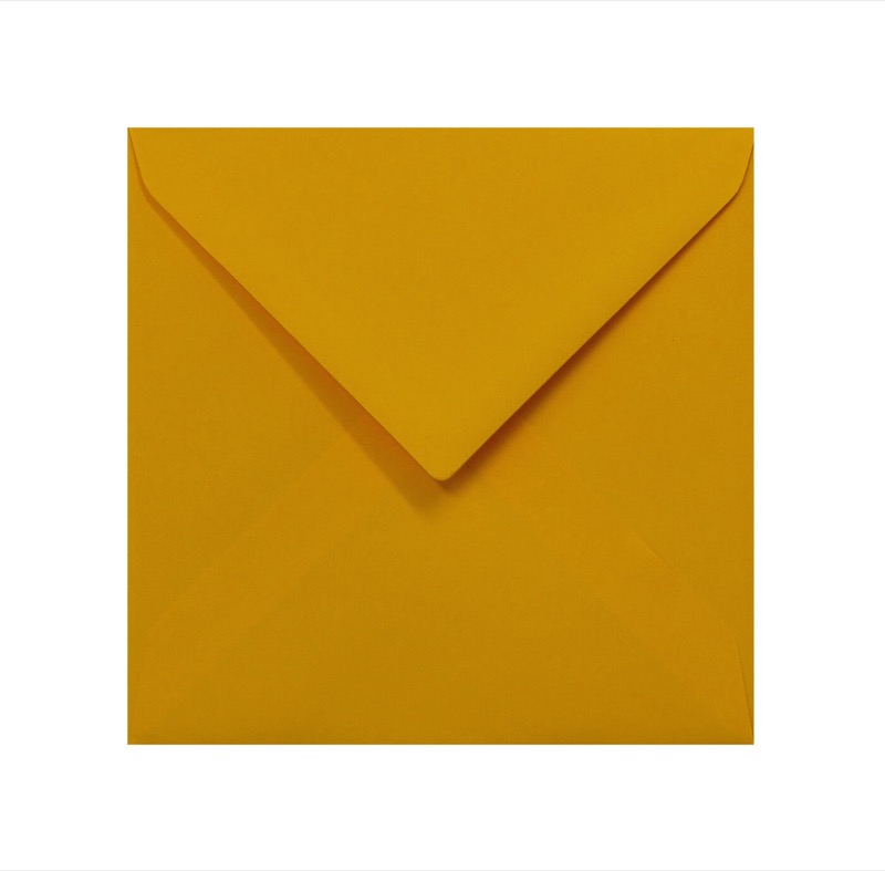 Enveloppes Orange (Mangue) 165 x 165 mm