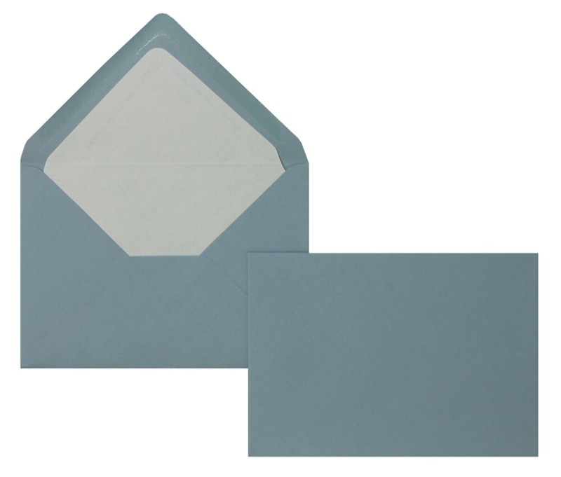 enveloppes colorées bleu 165 x 215 mm (din c5) | 135 g/m² côtelé | sans fenêtre | fermeture gommée | rabat pointu | 100 pièces