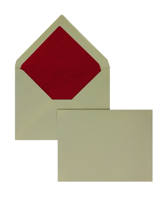 enveloppes colorées crème (blanc crème) 165 x 215 mm (din c5) | 135 g/m² côtelé | sans fenêtre | fermeture gommée | rabat pointu | 100 pièces