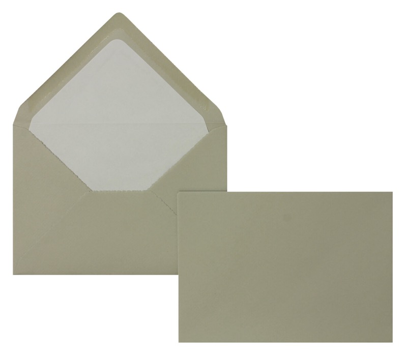 enveloppes colorées gris (gris côtelé) 165 x 215 mm (din c5) | 100 g/m² bord frangeux | sans fenêtre | fermeture gommée | rabat pointu | 100 pièces