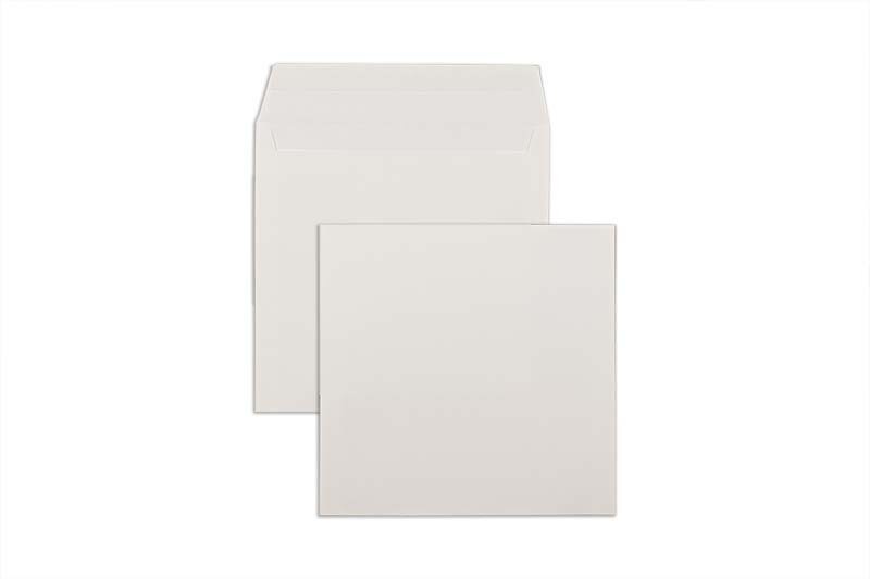 enveloppes colorées crème 170 x 170 mm | 120 g/m² biotop 3 | sans fenêtre | fermeture adhésive | rabat droit | 100 pièces