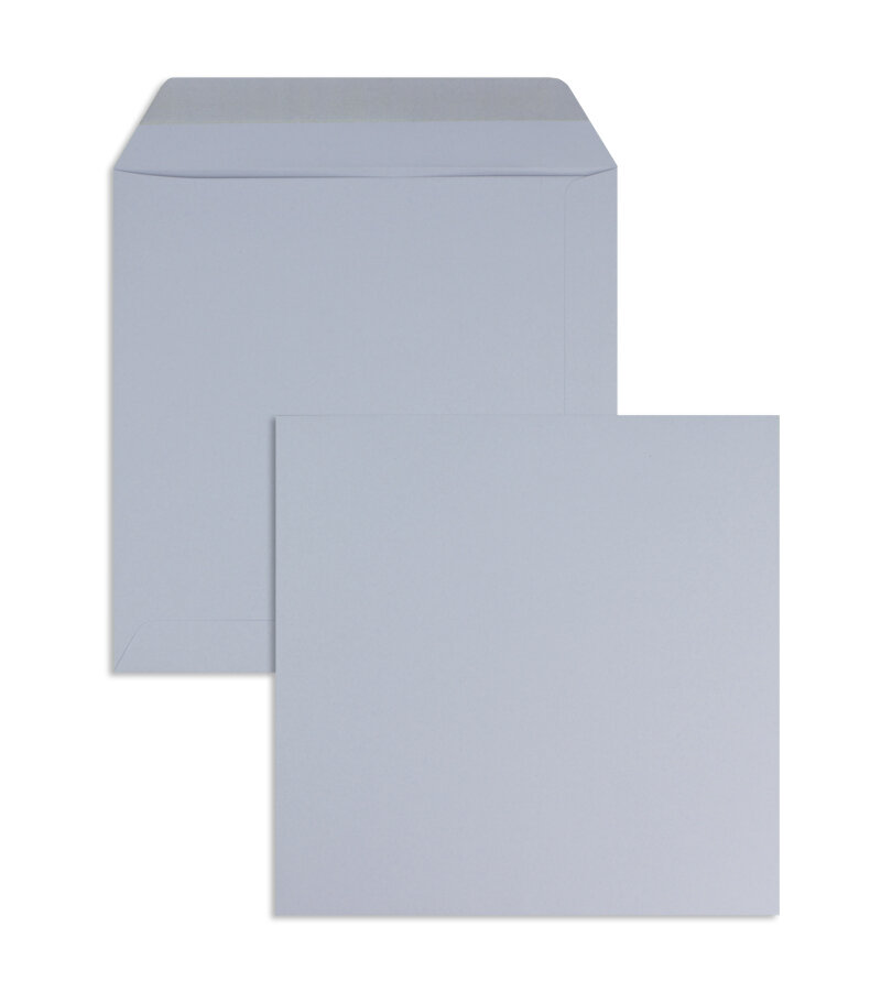 enveloppes colorées violet (lavande) 190 x 190 mm | 120 g/m² offset | sans fenêtre | fermeture gommée | rabat droit | 100 pièces