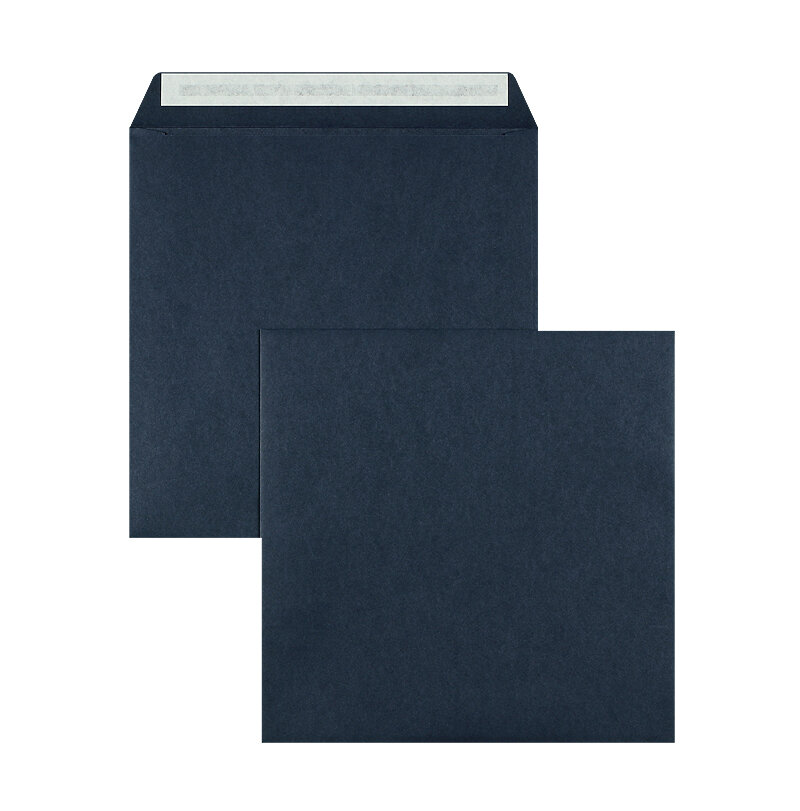 enveloppes colorées bleu (bleu royal) 220 x 220 mm | 120 g/m² offset | sans fenêtre | fermeture adhésive | rabat droit | 100 pièces