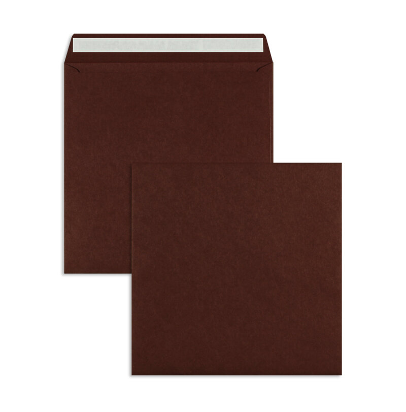 enveloppes colorées rouge (rouge royal) 220 x 220 mm | 120 g/m² offset | sans fenêtre | fermeture adhésive | rabat droit | 250 pièces