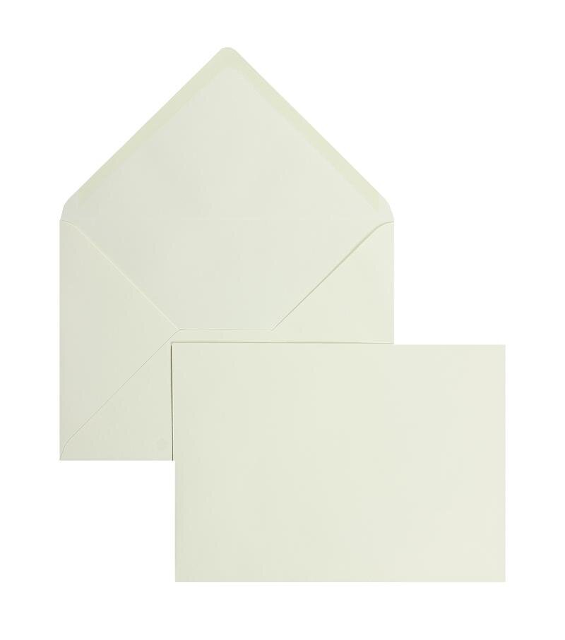 enveloppes colorées crème (ivoire clair) 225 x 315 mm (din c4) | 100 g/m² côtelé (paperado) | sans fenêtre | fermeture gommée | rabat pointu | 100 pièces