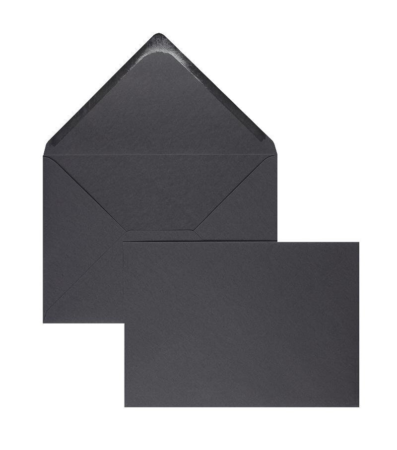 enveloppes colorées gris (ardoise) 225 x 315 mm (din c4) | 100 g/m² côtelé (paperado) | sans fenêtre | fermeture gommée | rabat pointu | 100 pièces