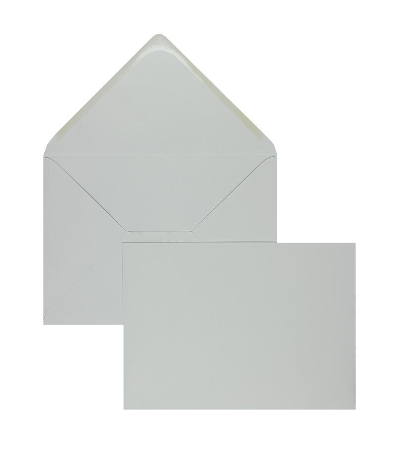 enveloppes colorées gris (gris glacé) 225 x 315 mm (din c4) | 100 g/m² côtelé (paperado) | sans fenêtre | fermeture gommée | rabat pointu | 100 pièces
