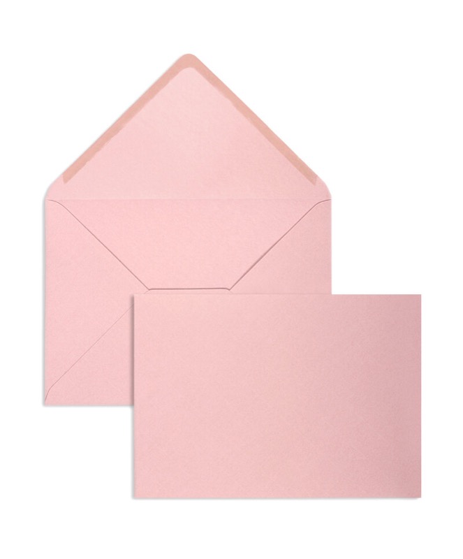 enveloppes colorées rose (vieux rose) 225 x 315 mm (din c4) | 100 g/qm côtelé (paperado) | sans fenêtre | fermeture gommée | rabat pointu | 100 pièces