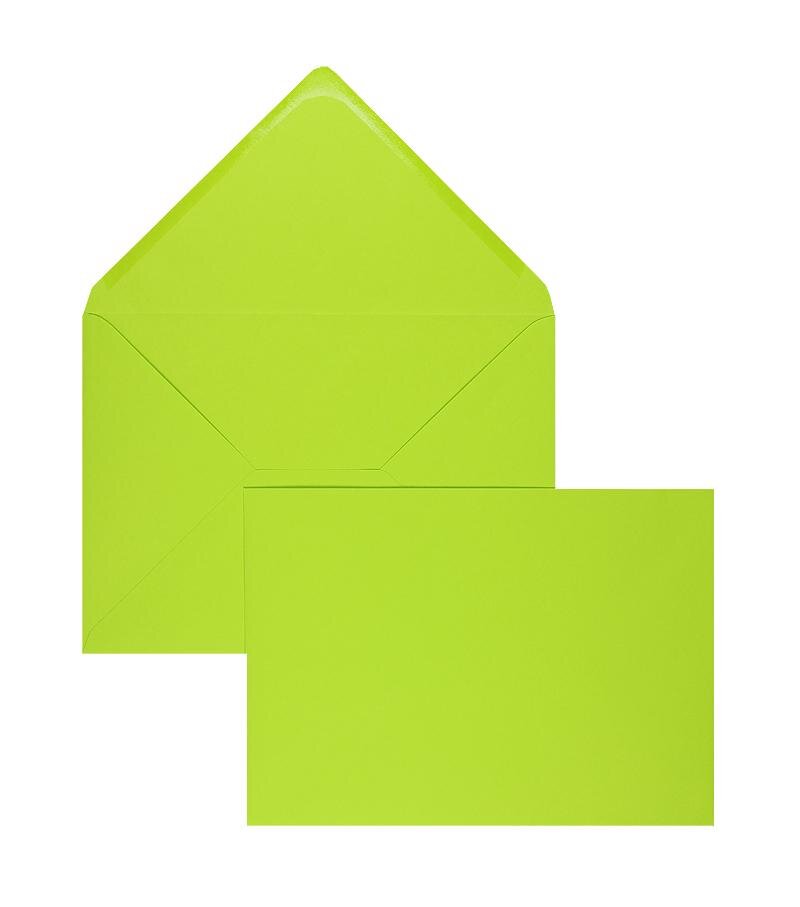 enveloppes colorées vert (vert de mai) 225 x 315 mm (din c4) | 100 g/m² côtelé (paperado) | sans fenêtre | fermeture gommée | rabat pointu | 100 pièces