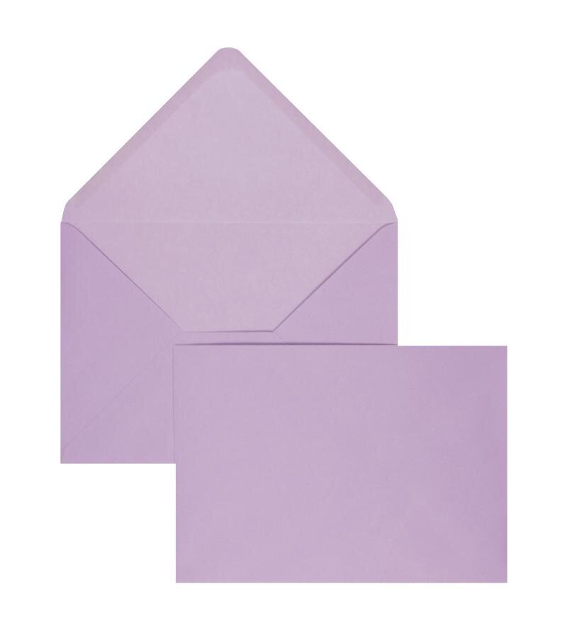 enveloppes colorées violet (orchidée lilas) 225 x 315 mm (din c4) | 100 g/m² côtelé (paperado) | sans fenêtre | fermeture gommée | rabat pointu | 100 pièces