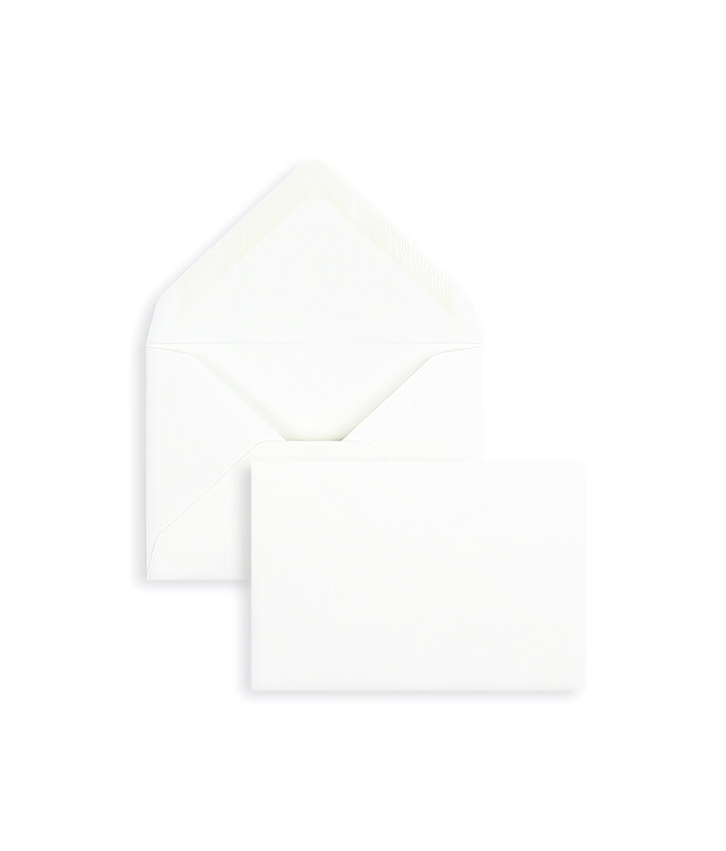 enveloppes blanc 70 x 100 mm | 135 g/m² velin | sans fenêtre | fermeture gommée | rabat pointu | 100 pièces