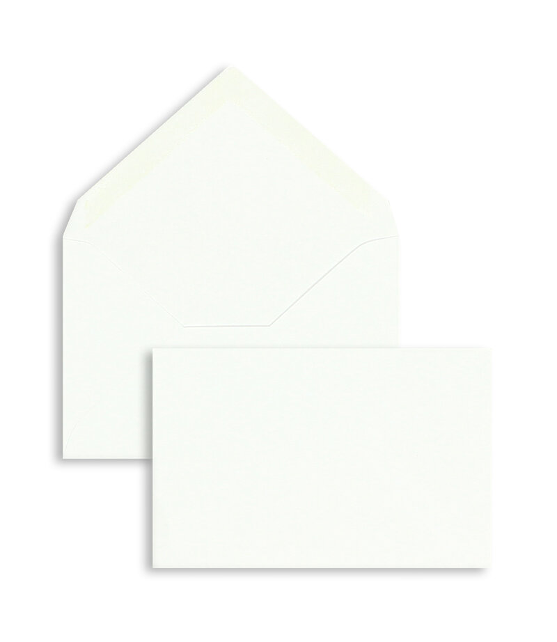 enveloppes blanc 70 x 100 mm | 90 g/m² offset | sans fenêtre | fermeture gommée | rabat pointu | 1000 pièces