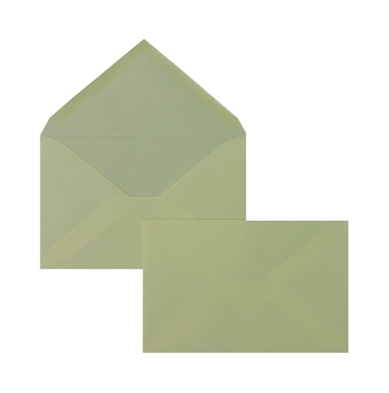 enveloppes colorées crème 90 x 140 mm | 120 g/m² velin | sans fenêtre | fermeture gommée | rabat pointu | 100 pièces