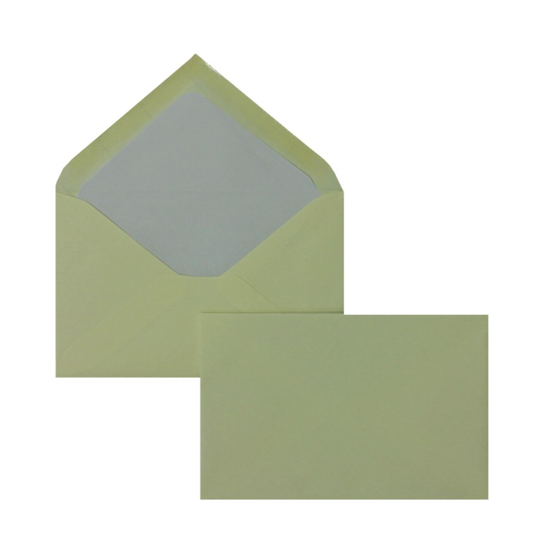 enveloppes colorées crème (blanc crème) 90 x 140 mm | 100 g/m² côtelé | sans fenêtre | fermeture gommée | rabat pointu | 100 pièces