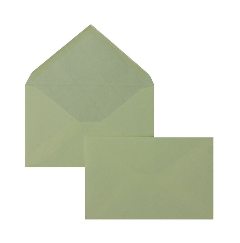 enveloppes colorées crème (blanc crème) 90 x 140 mm | 100 g/m² côtelé | sans fenêtre | fermeture gommée | rabat pointu | 100 pièces