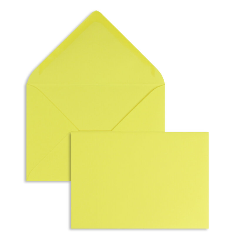 enveloppes colorées crème (blé) 90 x 140 mm | 120 g/m² offset | sans fenêtre | fermeture gommée | rabat pointu | 100 pièces