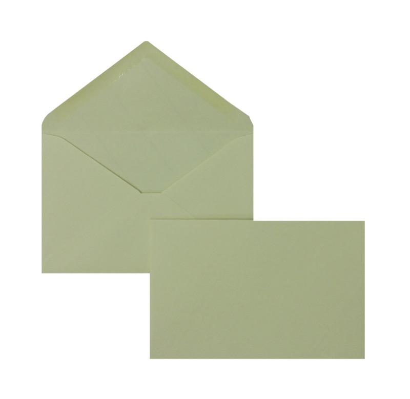 enveloppes colorées crème (blanc crème) 95 x 145 mm | 135 g/m² côtelé | sans fenêtre | fermeture gommée | rabat pointu | 100 pièces