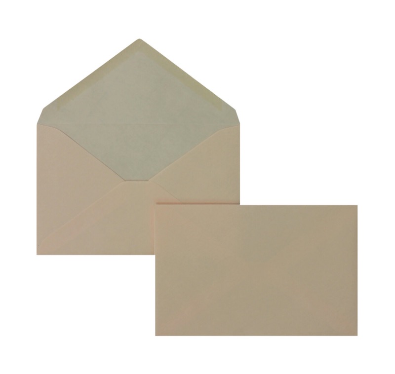 enveloppes colorées rose 95 x 145 mm | 100 g/m² côtelé | sans fenêtre | fermeture gommée | rabat pointu | 100 pièces