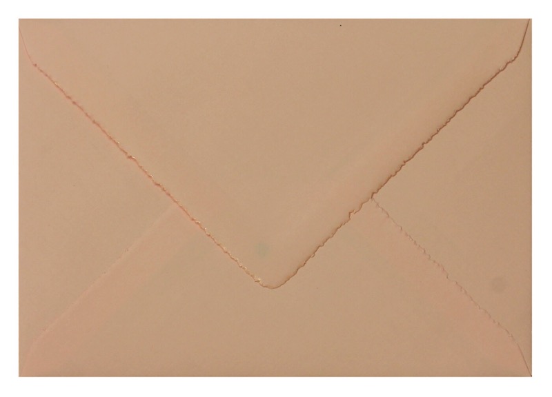 Enveloppes Rose (Rose côtelé) 95 x 145 mm