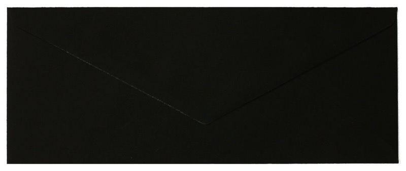 Enveloppes Noir 95 x 235 mm