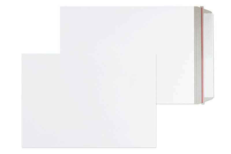 enveloppes en carton blanc 250 x 353 mm (b4) | 350 g/m² carton duplex | sans fenêtre | sluiting | rabat droit | 100 pièces