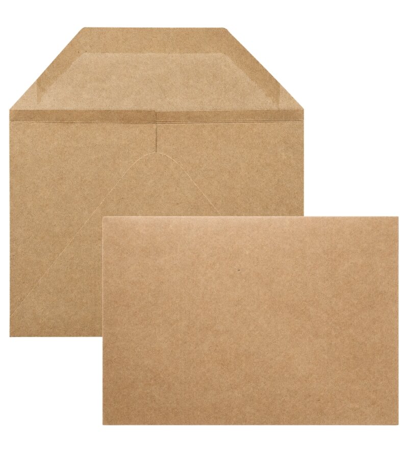 enveloppes de valeur colorées marron 176 x 250 mm (b5) | 130 g/m² natron | sans fenêtre | fermeture gommée | rabat trapézoïdal | 500 pièces