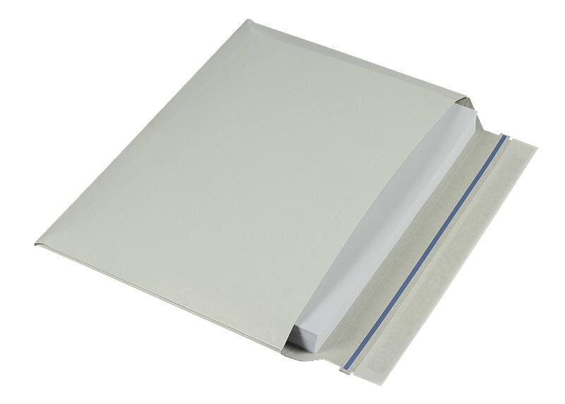 enveloppes en carton blanc 176 x 250 mm (b5) | 450 g/m² carton | sans fenêtre | fermeture adhésive | rabat droit | 100 pièces