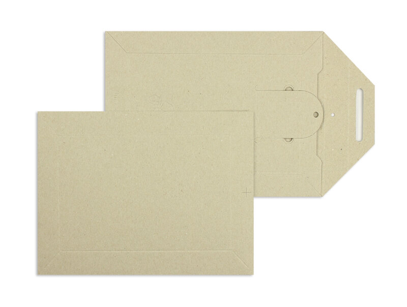 enveloppes en carton colorées gris 176 x 250 mm (b5) | 400 g/m² carton | sans fenêtre | fermeture à patte rentrante | rabat trapézoïdal | 250 pièces