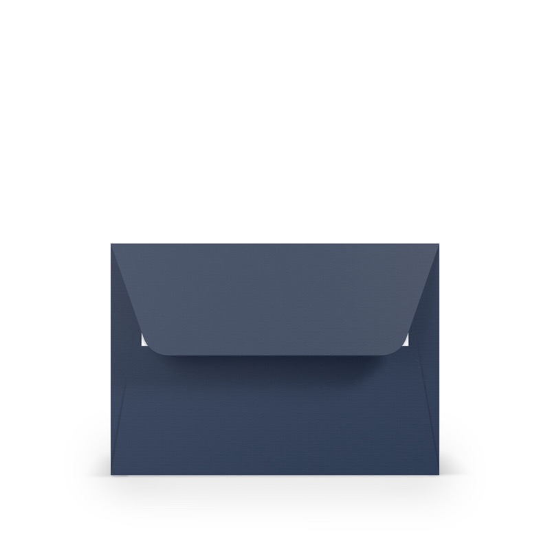 enveloppes colorées bleu (blue-jeans) 125 x 176 mm (b6) | 100 g/m² côtelé (paperado) | sans fenêtre | fermeture adhésive | rabat droit | 100 pièces