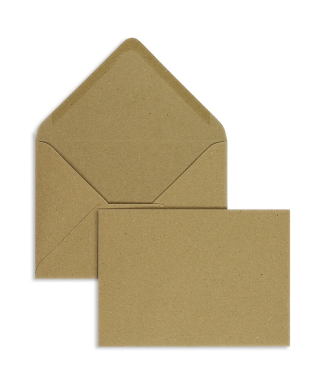 enveloppes colorées marron 125 x 176 mm (b6) | 110 g/m² recycling | sans fenêtre | fermeture gommée | rabat pointu | 100 pièces